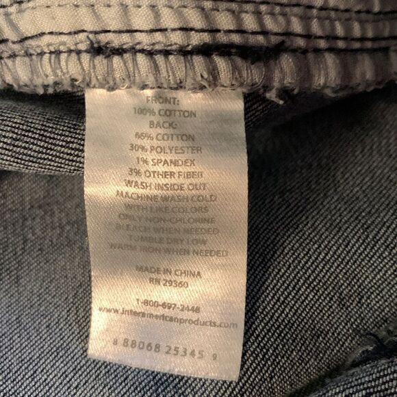 dip Mid Rise Straight Jeans Size 12 Dark Wash - Picture 6 of 6